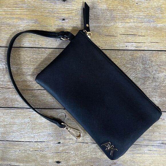 Anne Klein Structured Work Tote and Flap Pouch Bundle Black - Picture 12 of 16